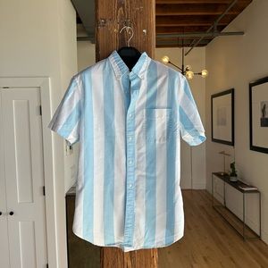 J CREW (Medium) Blue and White Oxford